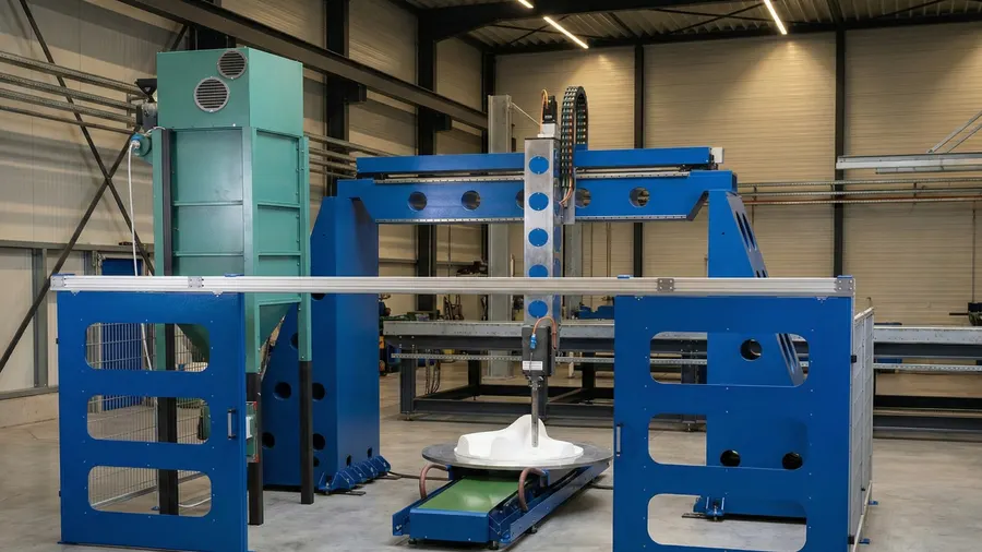 BZT-Portalfräse der Baureihe PFR für große 3D-Objekte